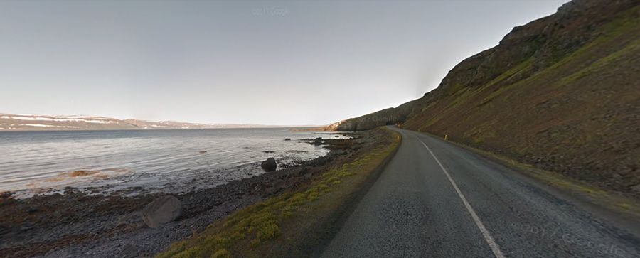 Route 61, a coastal road in Iceland